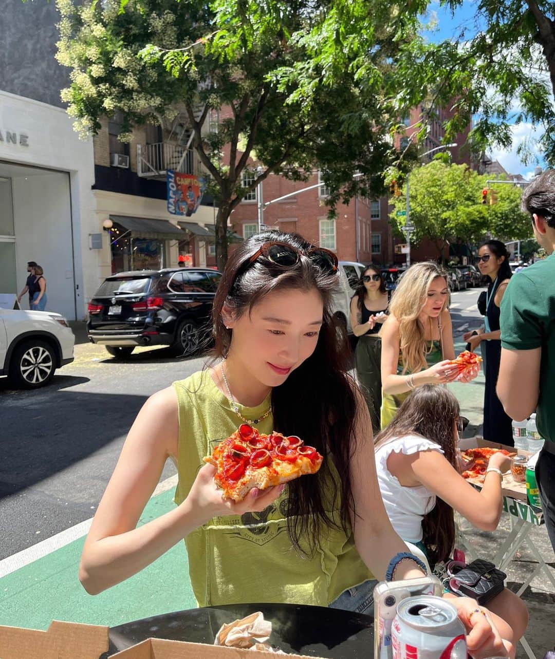 チョ・ウリのインスタグラム：「핏짜 러버 🍕」