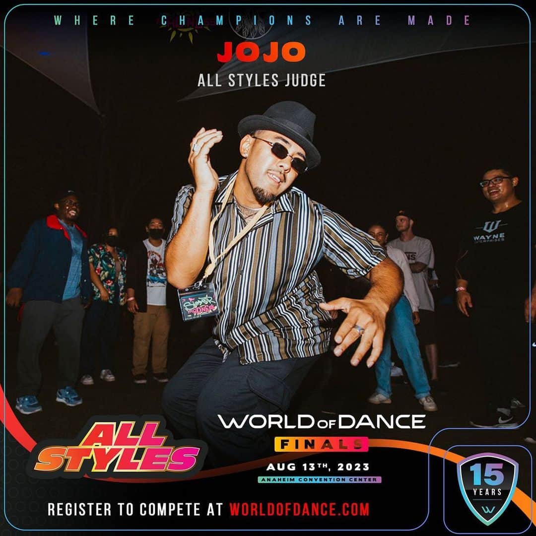 World of Danceさんのインスタグラム写真 - (World of DanceInstagram)「All Styles is coming to you at the World of Dance World Finals on August 12th for our YOUTH battle (17 and under) and the 13th for our ADULT battle hosted by The FLooridians🔥  Meet one of our All Styles judges, Jojo🎉  Ready to hit the main stage for our 1 v 1 All Styles Battle? Head over to our website for more info and to register‼️」8月7日 4時52分 - worldofdance