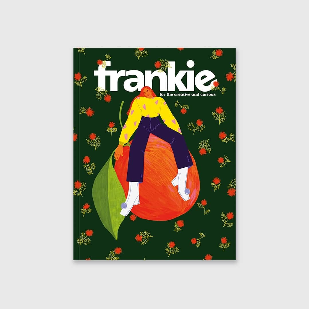 frankie magazineのインスタグラム：「it's new frankie day! issue 115 is on the stand from today and isn't she a looker!? inside, you’ll find a granny-chic abode in sydney, a round-up of classic jennifer coolidge films, an abundance of neat watering cans, and a bunch of pretty outfits inspired by past frankie covers. plus, all the arty, funny, inspiring stuff you love. we had so much fun putting this issue together and we reckon you'll love getting stuck into it. ⁠ ⁠ you'll find your copy at your local supermarket or newsagent. ⁠ ⁠ stunning cover art by artist @kadnanda」