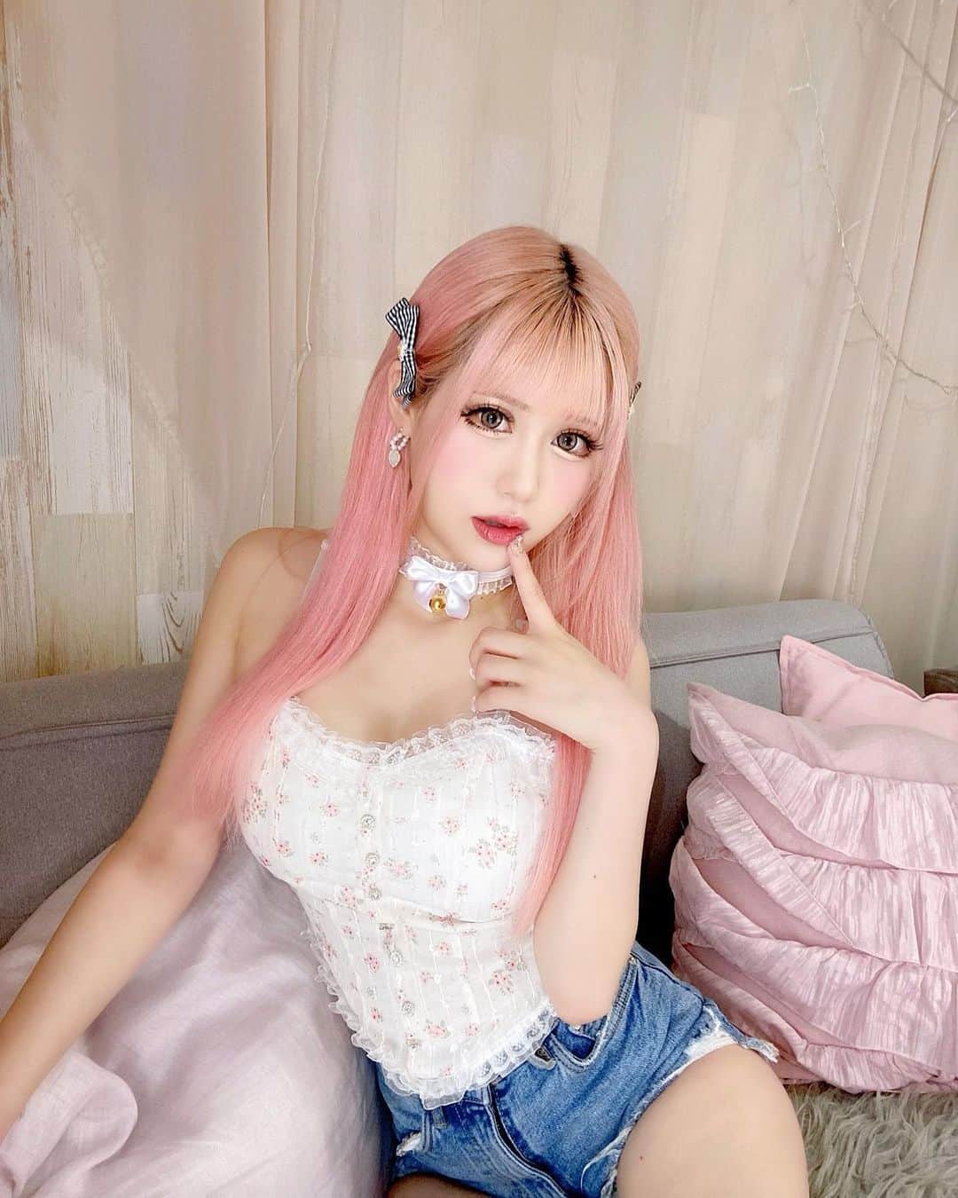 のインスタグラム：「甘々ちゃん🐱🎀にゃあっ！！」