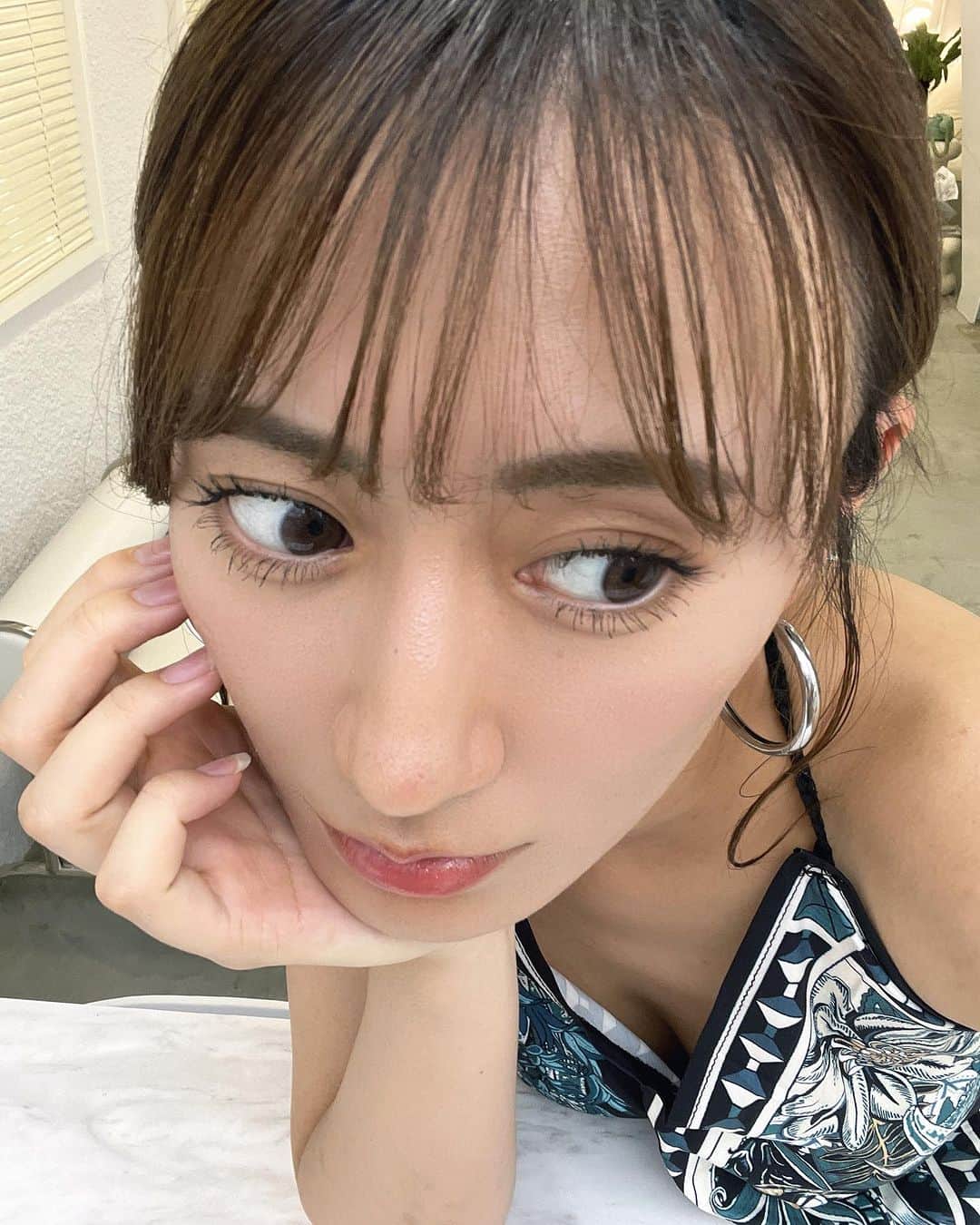 照井和希さんのインスタグラム写真 - (照井和希Instagram)「🐱🌼🩵  #selfie」8月7日 19時34分 - kazu24ki