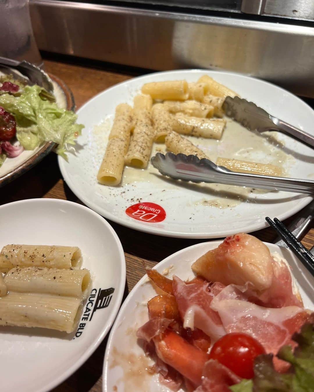 高橋野乃子さんのインスタグラム写真 - (高橋野乃子Instagram)「． 🍑🐖🧂🧀  美味しいのかたまり。  チーズが好き過ぎて、 楽しみ過ぎて、 干し芋でレッスンを乗り越えた日。 染みた🧀。笑  一つ年下と思ってたら、 三個ですよって帰りに言われてびっくりした日。 そらそうか#新卒から４年   #ciucate  #肥後橋グルメ」8月7日 19時35分 - _nonstyle_