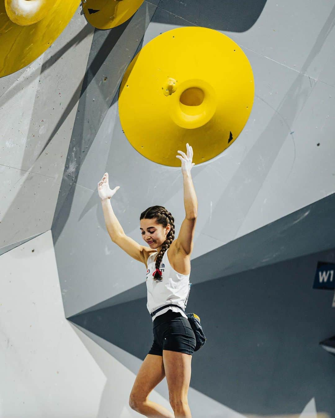 ブルック・ラバウトゥーさんのインスタグラム写真 - (ブルック・ラバウトゥーInstagram)「Boulder World Champion bronze medalist 🥉🤩 • An electrifying night. The final round was full of ups and downs but in the end it was enough to stand on the podium with these incredible girls @janja_garnbret @oriane_bertone . True inspirations and role models, I’m proud of what we can achieve together. Thank you for all the support and making my smile so big. It’s been one hell of a week so far, but I still have fire in my eyes and so much left to give  ❤️‍🔥🫶 • 📸 @lenadrapella @ifsclimbing @gajdaphotography」8月7日 19時21分 - brookeraboutou