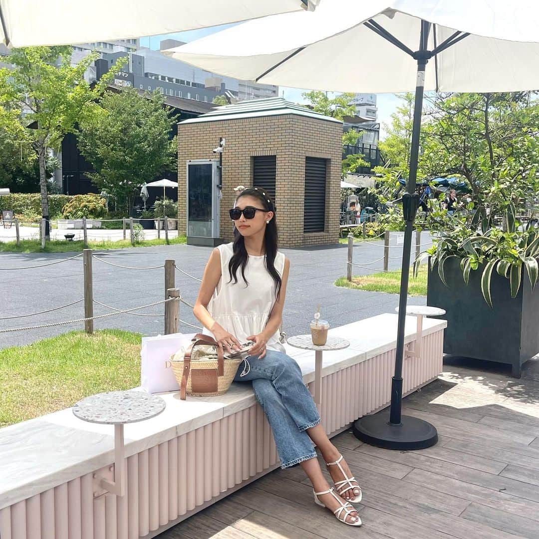 河田玲緒奈のインスタグラム：「. . 久しぶりにdenim履いた日👖✨👡 . .」