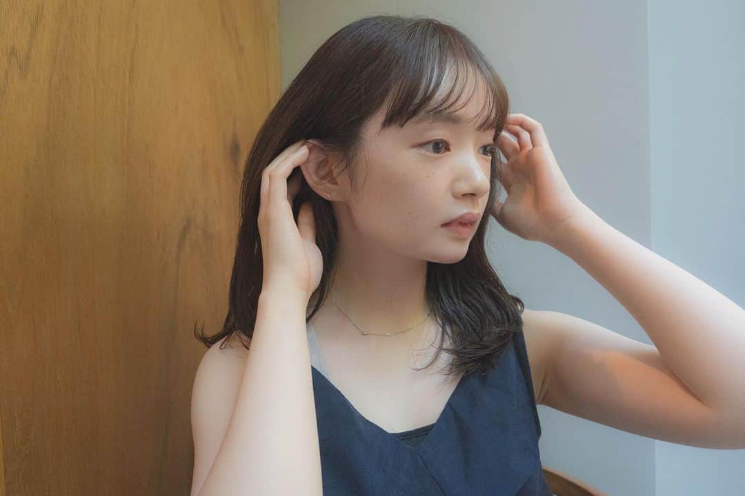 川村安奈のインスタグラム：「@cocorogami_official  @isoi_menki  @apishofficial   🌱 #me #haircare #haircolor #apish #ヘアケア #ヘアー #オススメ #fyp」