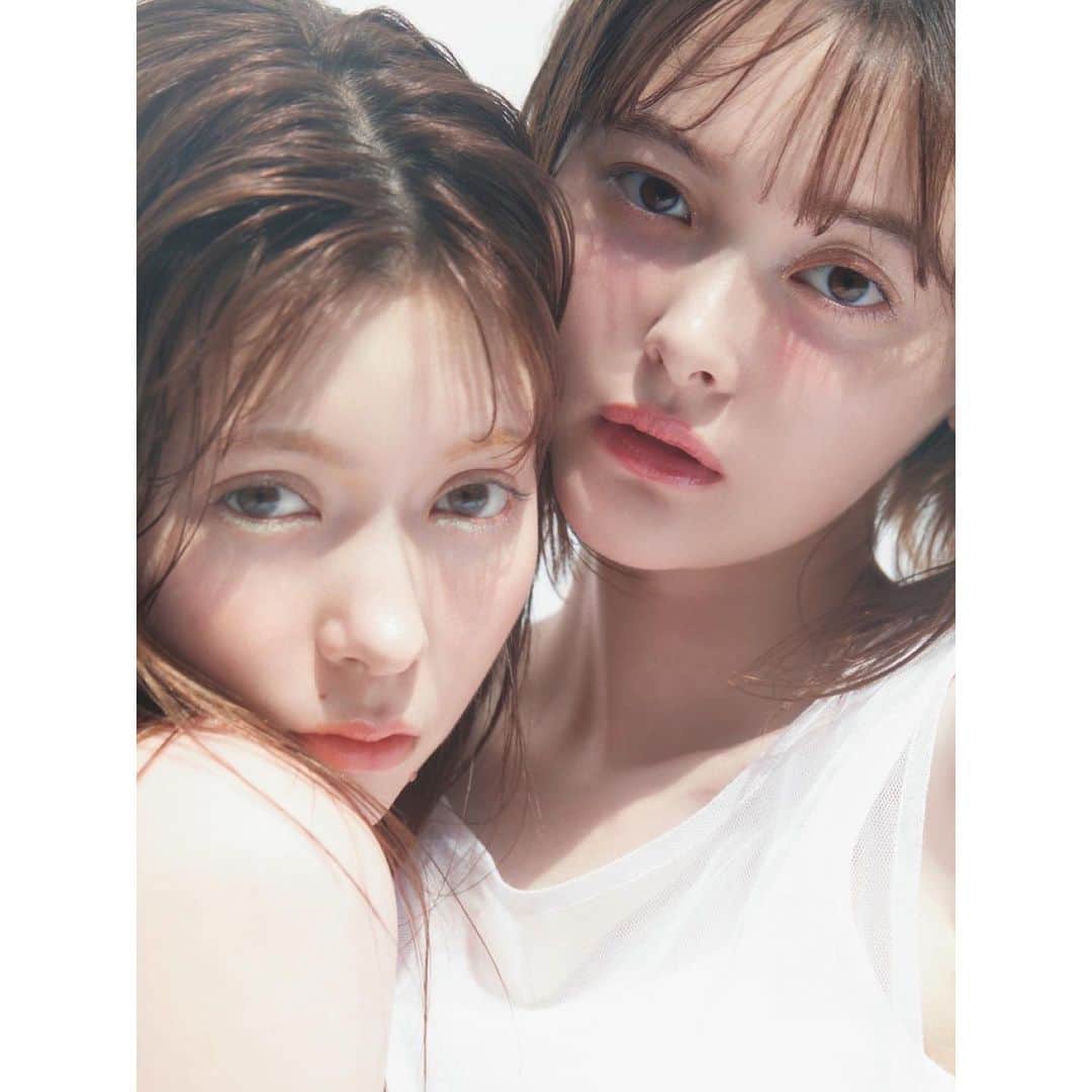 河嶋希のインスタグラム：「@ar_magazine 8月号#八木アリサ #玉城ティナ」