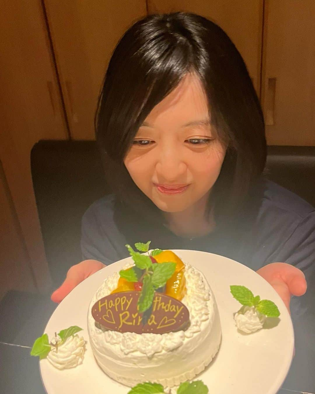 逢沢りなさんのインスタグラム写真 - (逢沢りなInstagram)「🥺🎂🩷」8月7日 11時05分 - aizawarina0728