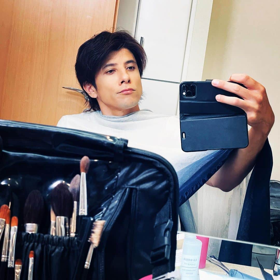 城田純のインスタグラム：「今日はモデルさんのお仕事」