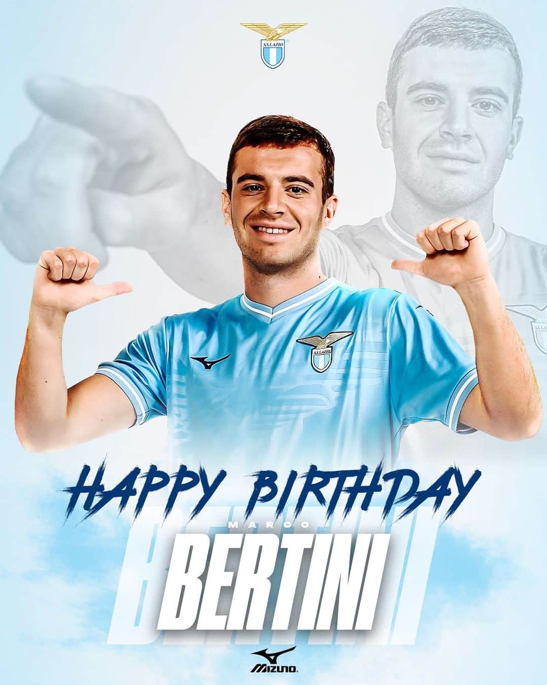 SSラツィオのインスタグラム：「🥳 Happy birthday Marco!」