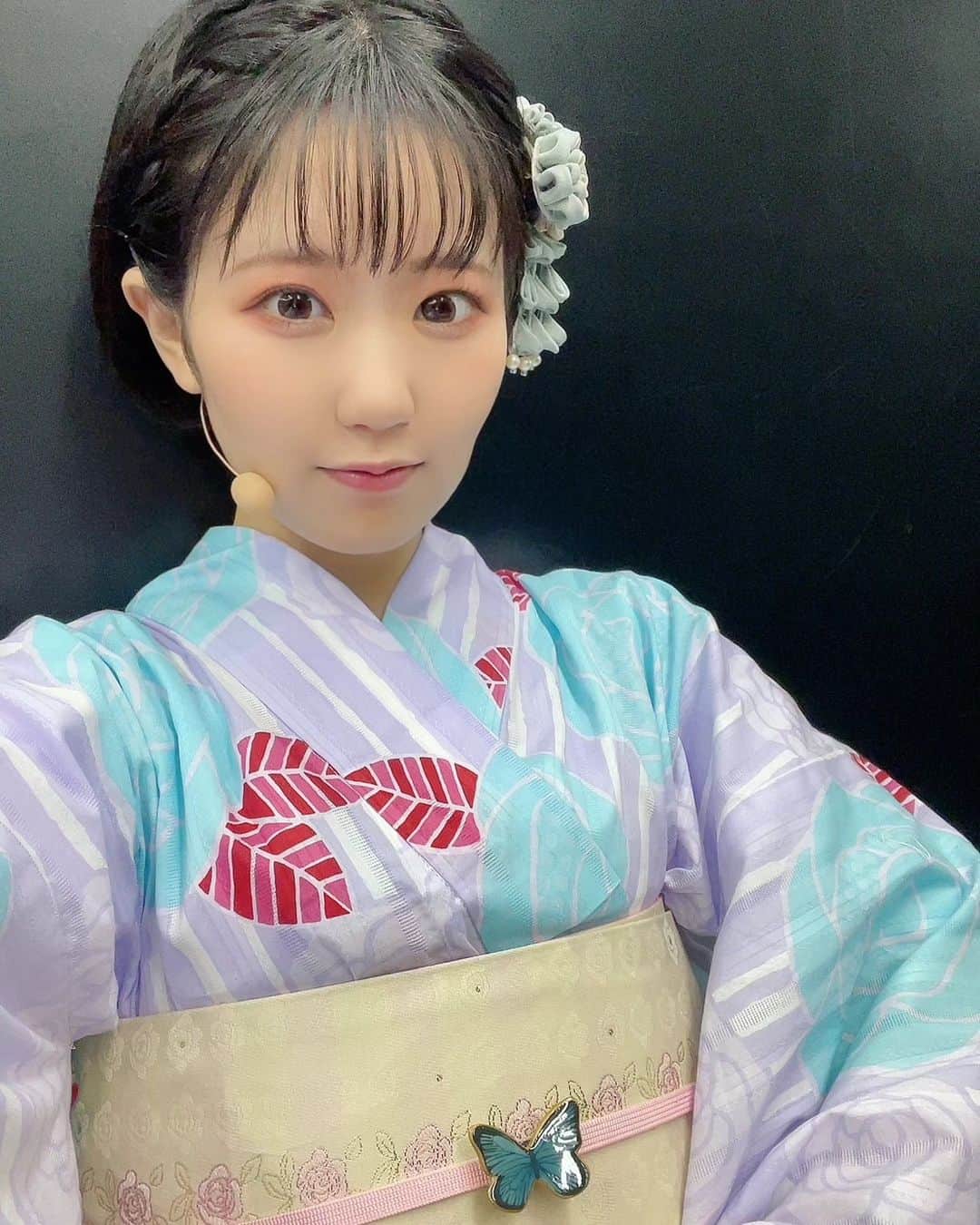東山奈央のインスタグラム：「グランブルーファンタジーの生放送で浴衣を着させていただきました👘🌻  色味がパステルでかわいいっ！ 　  推しのセルエル様が水着実装されるのが嬉しすぎます！！舞っております🕺  グラブルの夏、アツくなりそうです！！✨✨」