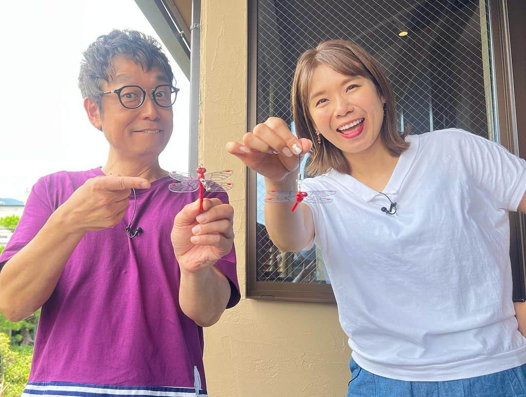 河島あみるさんのインスタグラム写真 - (河島あみるInstagram)「あの虫避け 「おにやんま君」に 小さい虫用の妹分 「あかねちゃん」が誕生🐣  もちろん我が家はダブルで吊ってます！ 効果のほどはeo光チャンネル #河島あみるのくらしイチおし  でご覧ください😎  #虫除けグッズ#あかねちゃん#おにやんま君 #便利グッズ大好き #ガーデニング#キャンプ#夏休み @eohikari_ch」8月7日 16時33分 - amiru_kawashima