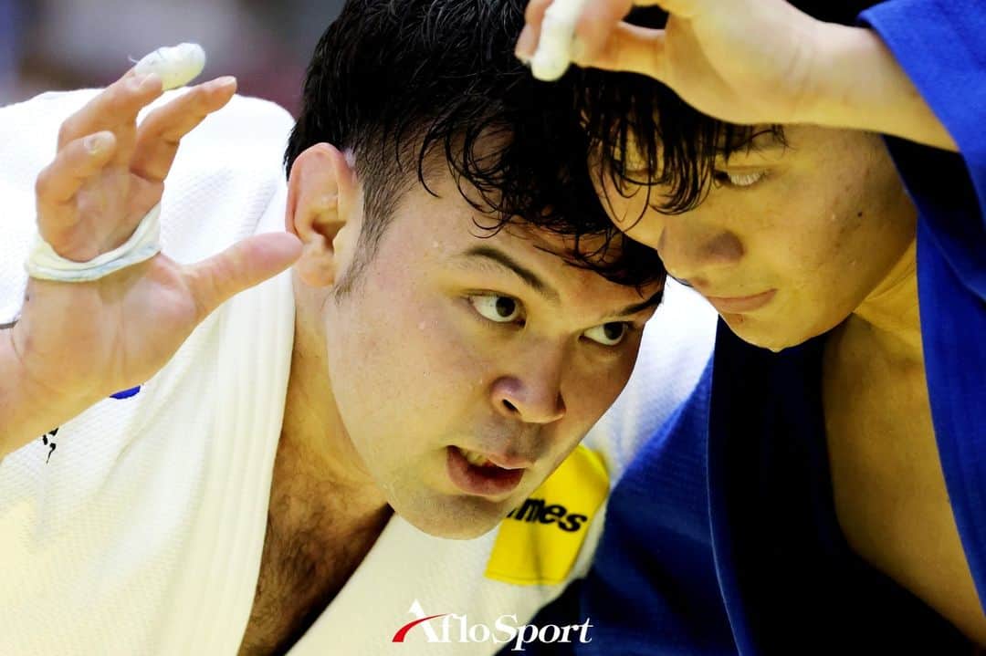 アフロスポーツのインスタグラム：「ウルフ・アロン/Aron Wolf, 熊坂光貴/Koki Kumasaka, APRIL 2, 2023 - Judo : All Japan Selected Judo Championships Men's -100kg in Fukuoka, Japan.  Photo: @naoki_nishimura.aflosport   #Judo #sportphoto #sportphotography #スポーツ写真」