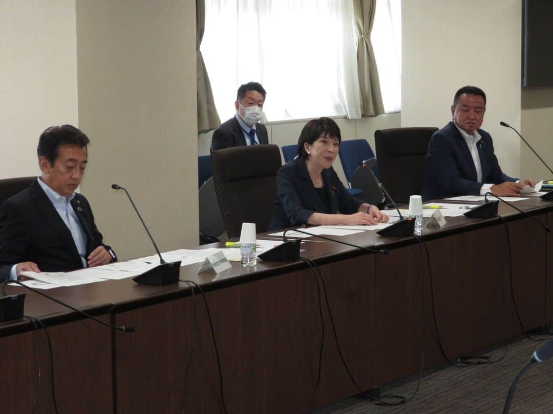 高市早苗のインスタグラム：「8月4日 宇宙関係予算の関係府省連絡会」