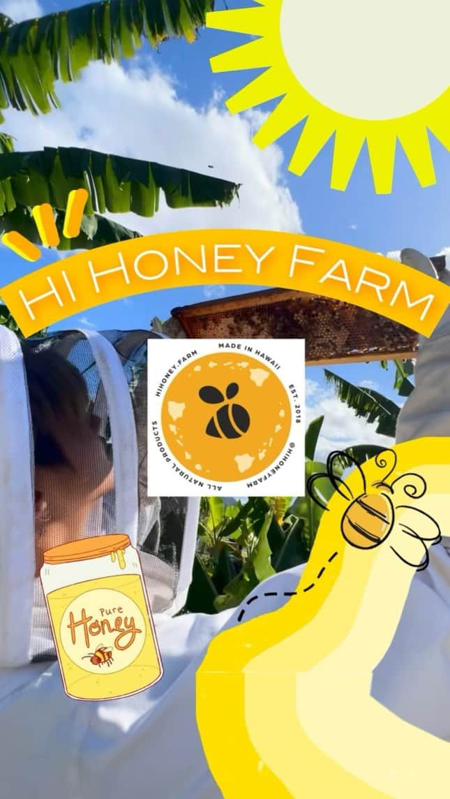 高沢悠子のインスタグラム：「NorthShoreにある  HI Honey Farmさんの @hihoneyfarm   Farm tourに行って参りました🍯🐝  環境に優しくて 年齢制限のないアクティビティ  最初に農園の中を 色々な植物を見ながら 案内していただき その後に蜂の養蜂場へ🐝  私も息子達も精一杯生きて 働き続ける蜂達に 感動の連続でした🙌  その後に蜂蜜も 試食させていただき 頑張って蜂達が集めていた 姿を目に浮かべながらの 試食は感謝でいっぱい🥹🙏  本当に すばらしい体験でした🥹💓  このツアーは 蜂がいる環境での 携帯電話の使用は 禁止でした。  何故かと言うと 5Gによって 蜂が本来持っている本能が コントロール出来なく なってしまい 自分たちの巣に帰れずに 様々な場所で 力尽きて息絶えてしまうのだそう😣  蜂だけじゃなく 私たち人間も 便利なものに 頼りすぎていくうちに 知らぬ間に本来の機能を 失いつつあるのかも しれません。  あらためて 手軽さや便利さよりも 目を向けなければいけない 大切なことや 自然や生物にとって どんな環境が1番必要なのかを 深く考えさせられました。  私たち人間だけが 欲深くて 一生懸命生きている 自然環境や生物たちを 苦しめ続けてるんだと🥺  蜂を見ていたら 優しく一生懸命生きようって 本当に思いました😭  心温まるツアー🐝を 本当にありがとうございました。  https://hihoneyfarm.com/  #hawaii#hi#bee#farm#tour#northshore  #honey #はちみつ#農園#ハワイ#アクティビティー」