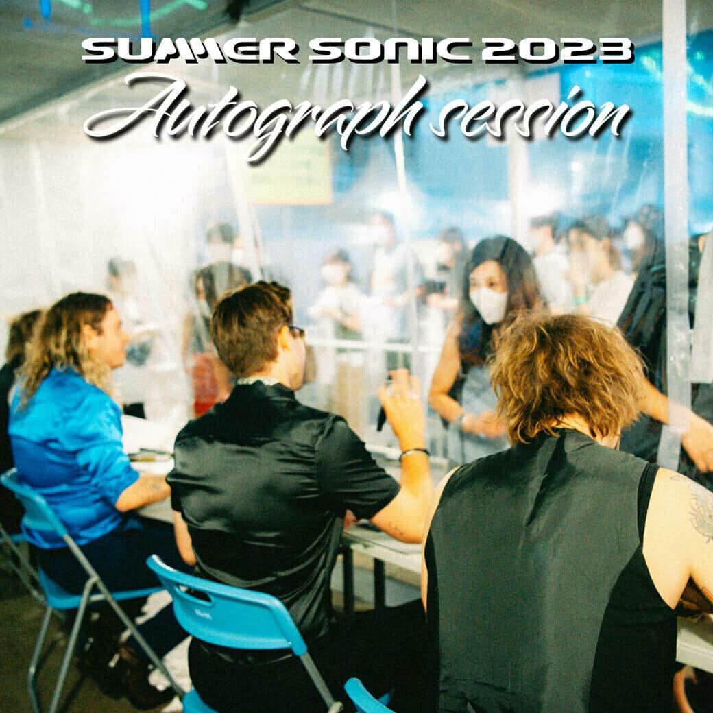 サマーソニックのインスタグラム：「サイン会 参加アーティスト決定🙌  SUMMER SONIC目玉アトラクションの一つ「アーティストサイン会」の開催が決定👌  豪華アーティストと直接会える機会をお見逃しなく💁  https://www.summersonic.com/news/23-08-07-2/  #サマソ二 #summersonic」
