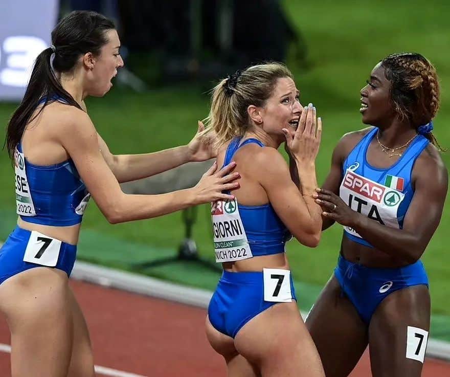 アンナ・ボンジョルニのインスタグラム：「Ufficialmente convocata per il mio quarto Campionato del Mondo🥲🤞🏼🇮🇹💙 #roadtobudapest🇭🇺  ~ ~ #athlete #athletelife #runnersofinstagram #sprinter #italiateam #teamitaly #tb #munich2022」