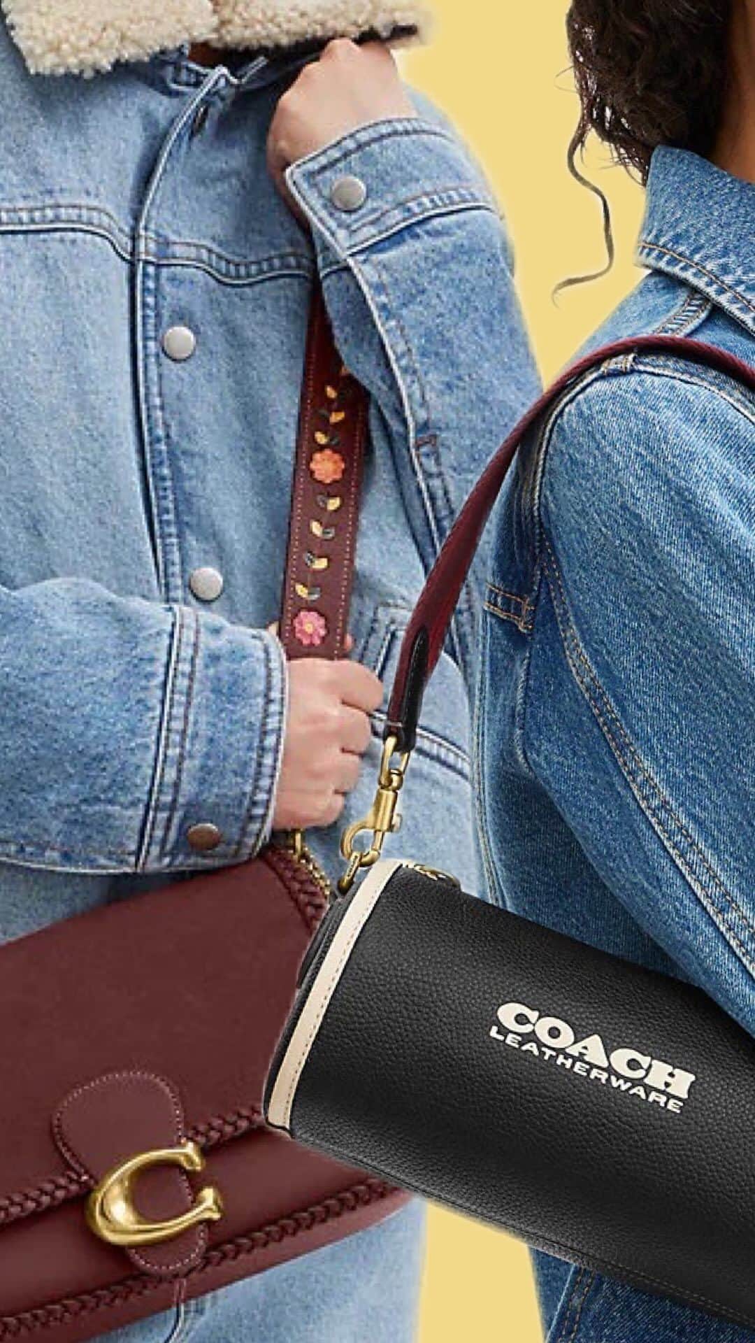 コーチのインスタグラム：「We have something for every generation and beyond! Do these styles speak to you? 👀 #CoachNY #DemiBag #OrionBarrelBag #SoftTabby」