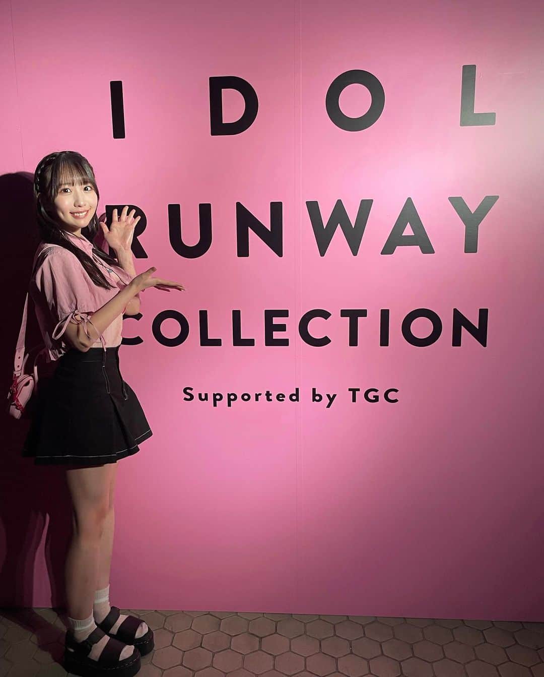 柳川みあのインスタグラム：「#idolrunwaycollection に行ってきました～！！  ほんと盛りだくさんすぎた！！！ いっぱいお勉強もできたし、推しメンもみつけたし(？)、ほんとに素敵な1日になりました🤭」