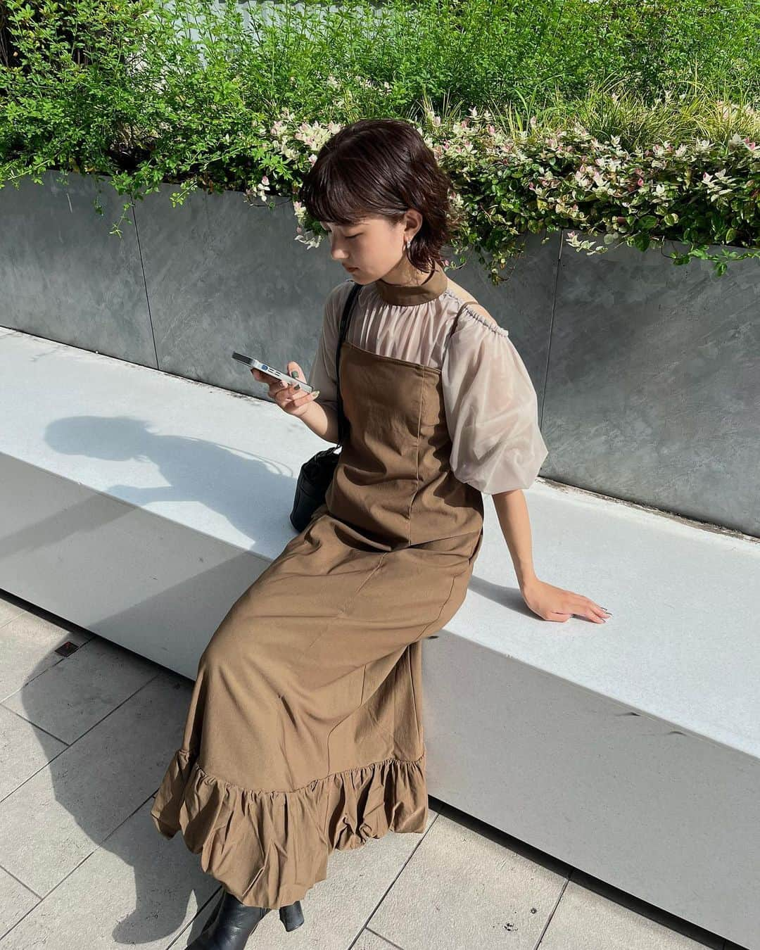 Ameri VINTAGE LUMINE SHINJUKUさんのインスタグラム写真 - (Ameri VINTAGE LUMINE SHINJUKUInstagram)「.   New arrival ———  8/8(Tue)release  LAYERED BALLOON HEM DRESS (01320520240) ￥28,600 tax in ブラック/ブラウン/パープル XS.S.Mサイズ  1枚目...Mサイズ着用 @_23_ayana 164cm  3枚目...Sサイズ着用 mana 156cm  5枚目...XSサイズ着用 @_23_ayana 164cm  @amerivintage #amerivintage  #ameri #ameri_staffsnap #ameri2023autumnwinter」8月7日 20時23分 - ameri_shinjuku