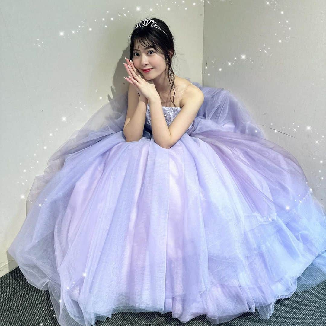 ゆなさんのインスタグラム写真 - (ゆなInstagram)「これからもずっとPopteenが大好きです💜 素敵なドレスでラストを飾れて幸せです😌  4年4ヶ月、本当にありがとうございました。」8月7日 20時18分 - _yunachannel