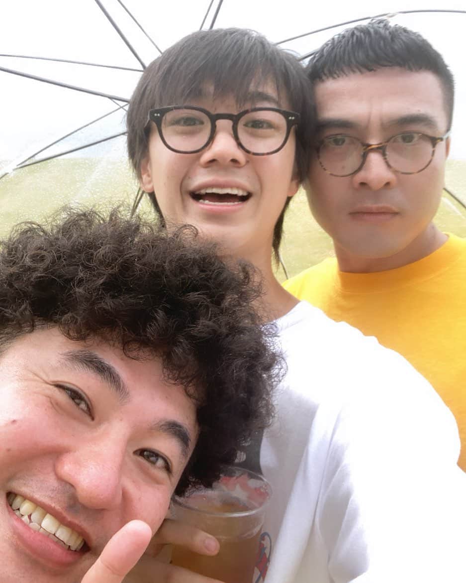 畑山悠月のインスタグラム：「8/6 大好きなカナメストーンのお二人が ロッキン見に来てくれた！嬉しかった〜 「カナメストーンのカナメちゃん村」が一番好きなラジオ番組」