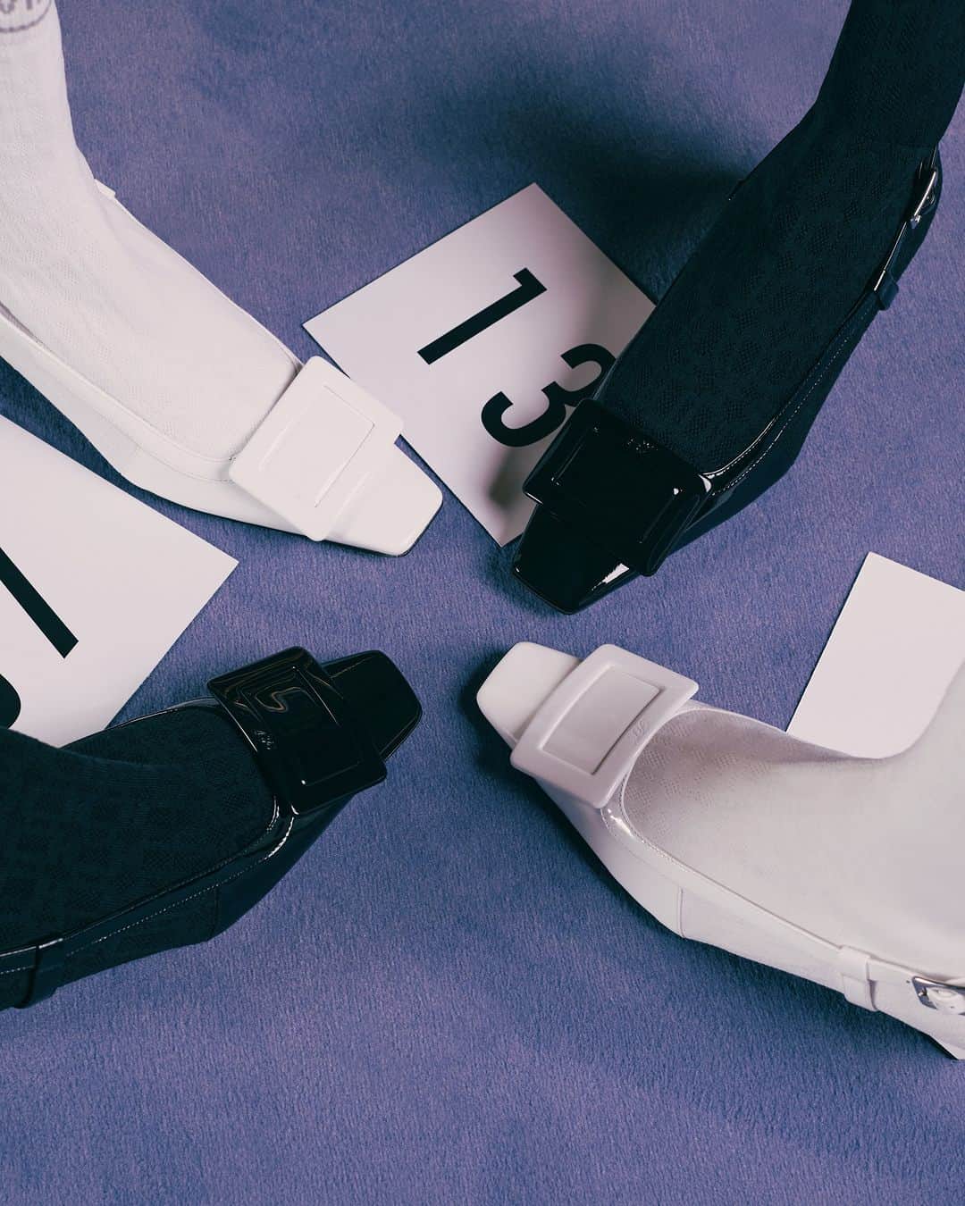 ロジェ・ヴィヴィエさんのインスタグラム写真 - (ロジェ・ヴィヴィエInstagram)「The Belle Vivier is a maison classic, but the latest  version comes in shiny patent leather, with an integrated sock in branded jacquard knit.  The heel strap and skyscraper heel will have you stepping into the new season in style.   #RogerVivier #RogerVivierFW23 #GherardoFelloni #CamilleRazat」8月7日 21時00分 - rogervivier