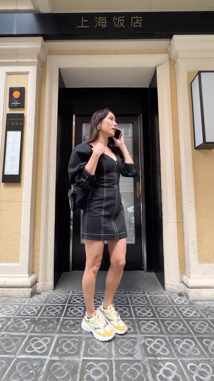 デシグアルのインスタグラム：「Slip dress, casual chic or modern tailoring? Tell us what your favourite @meilan_kao look is in the comments 👇🏻 ​​  #DesigualxMe #NewDesigual」