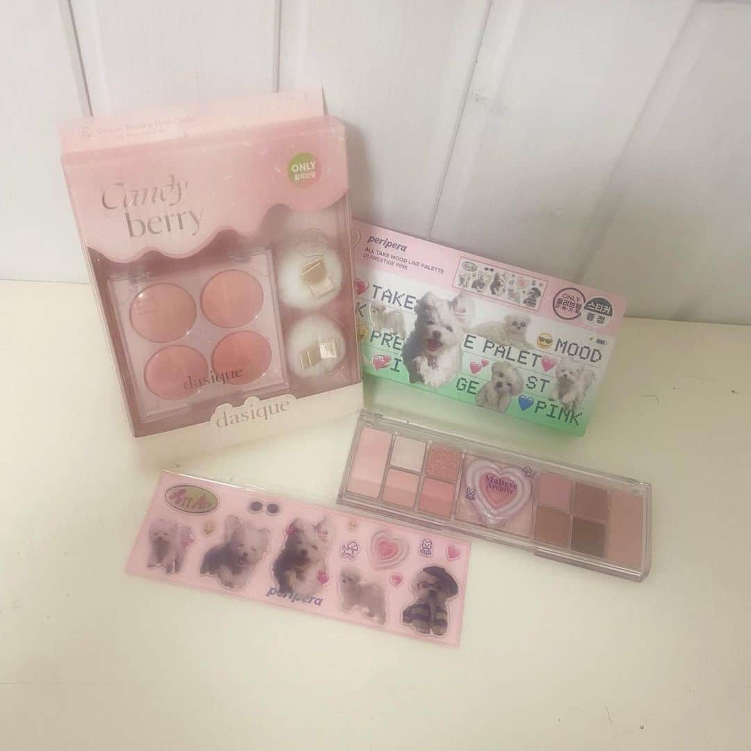 野崎奈菜のインスタグラム：「⁡ お姉ちゃんとお友達から貰った誕プレ🎀 全部可愛いし沢山使ってます☺︎ ⁡ ピアス2つはホールが安定したら いっぱい使いたい！！」