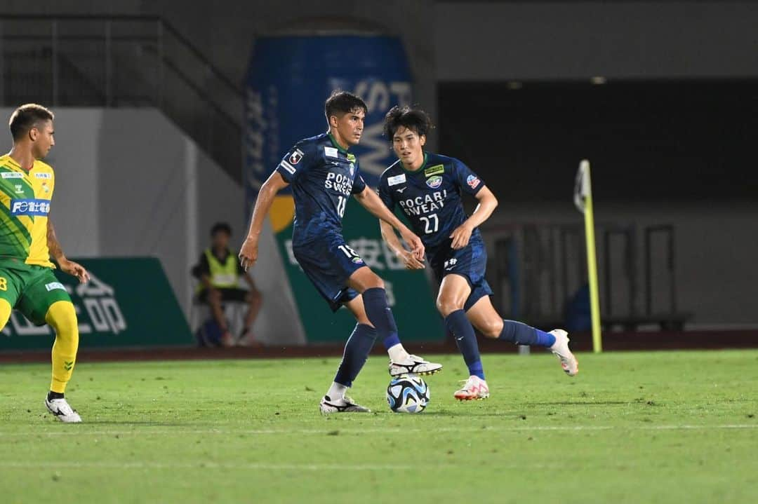 エウシーニョのインスタグラム：「💪🏻⚽️💪🏻 @tokushima_vortis」