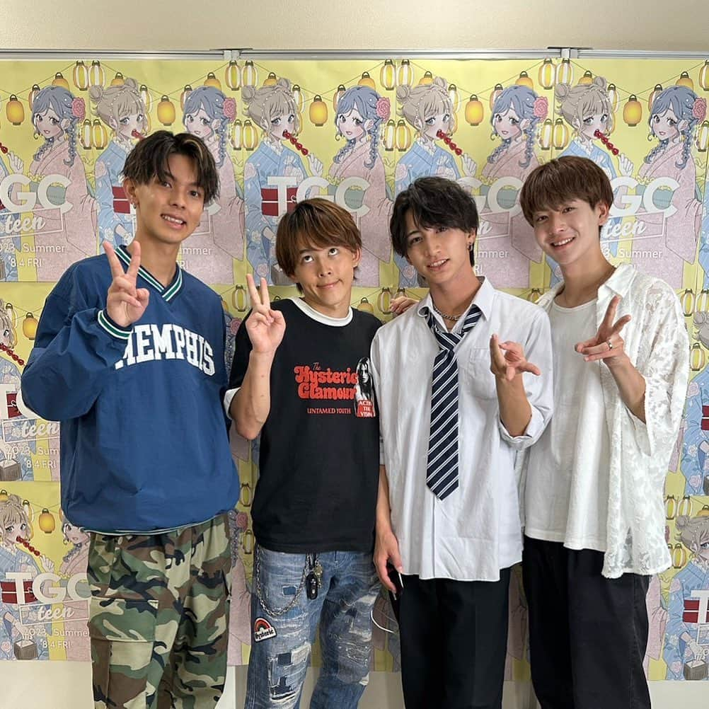 南平達矢のインスタグラム：「TGC teenありがとございました！！ めっちゃ楽しかったーーーー Crhug最高！！」