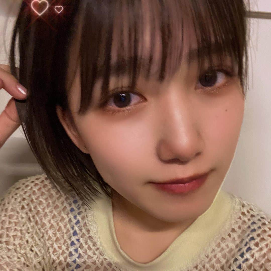 宮川愛李（妹子）のインスタグラム：「生まれて初めてこんな髪短くしたかも！」