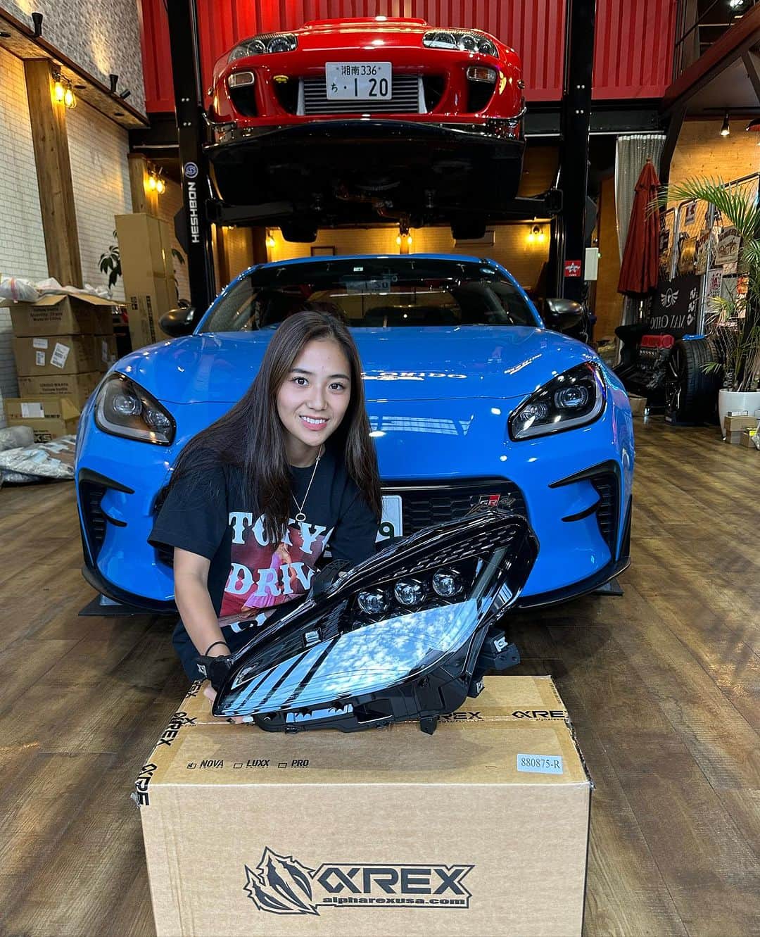 織戸学のインスタグラム：「@alpharexusa   GR86の NEW STYLE  Headlight @alpharexusa   めちゃくちゃカッコ良く 明るい  流れるウィンカーも 最高  近く MAXORIDO versionを startします。  お楽しみに。  @maaya_orido_559  @130ryokohama  @ridox559_maxorido」