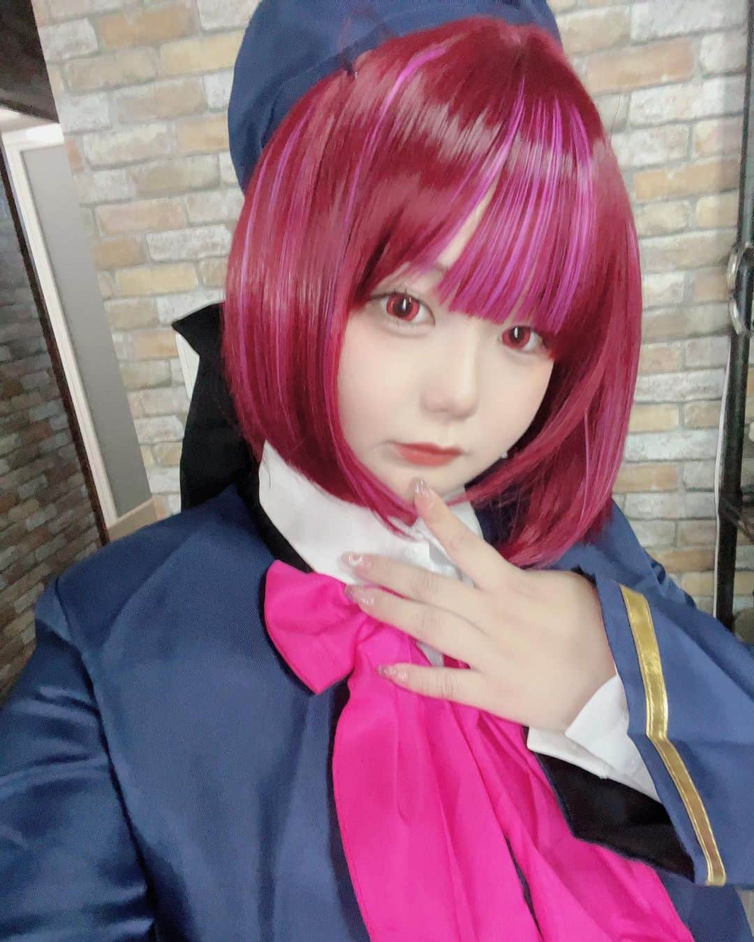 せりなのインスタグラム：「有馬かなちゃんのコスプレ🩷   #cosplay  #有馬かな  #有馬かなコスプレ  #コスプレ  #コスプレ女子  #推しの子」
