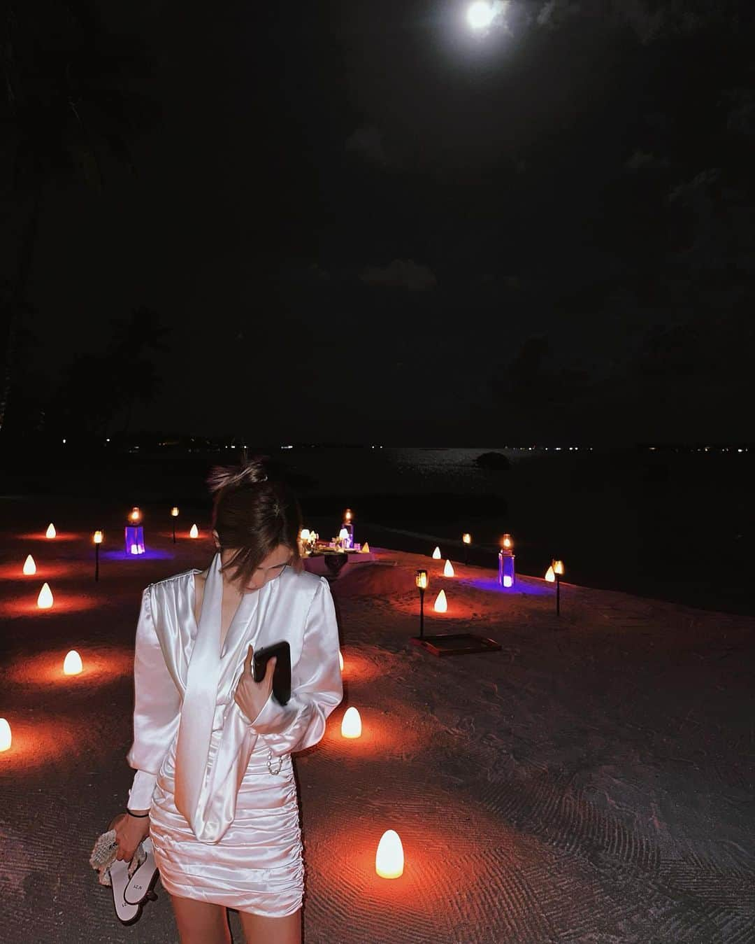 Grace Chowさんのインスタグラム写真 - (Grace ChowInstagram)「private dinner with my girls💕   #waldorfastoriamaldives #oceanmaldives」8月7日 22時43分 - gracechowwwww