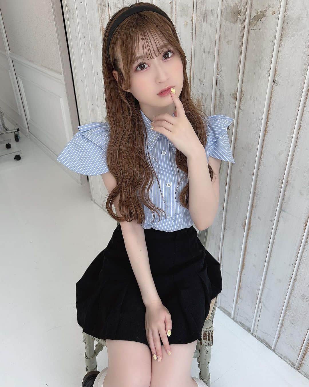 佐野心音のインスタグラム：「フレンチガーリー🖤」