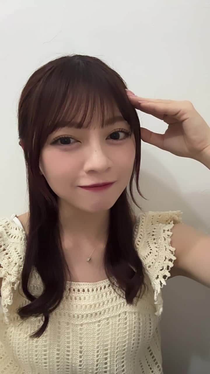 廣川奈々聖のインスタグラム：「はずかしい(:зꇤ )ﾆ」