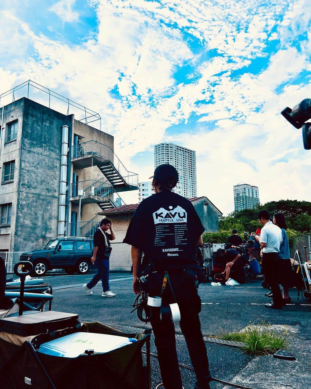 大根仁さんのインスタグラム写真 - (大根仁Instagram)「プロの背中。」8月7日 23時03分 - hitoshione