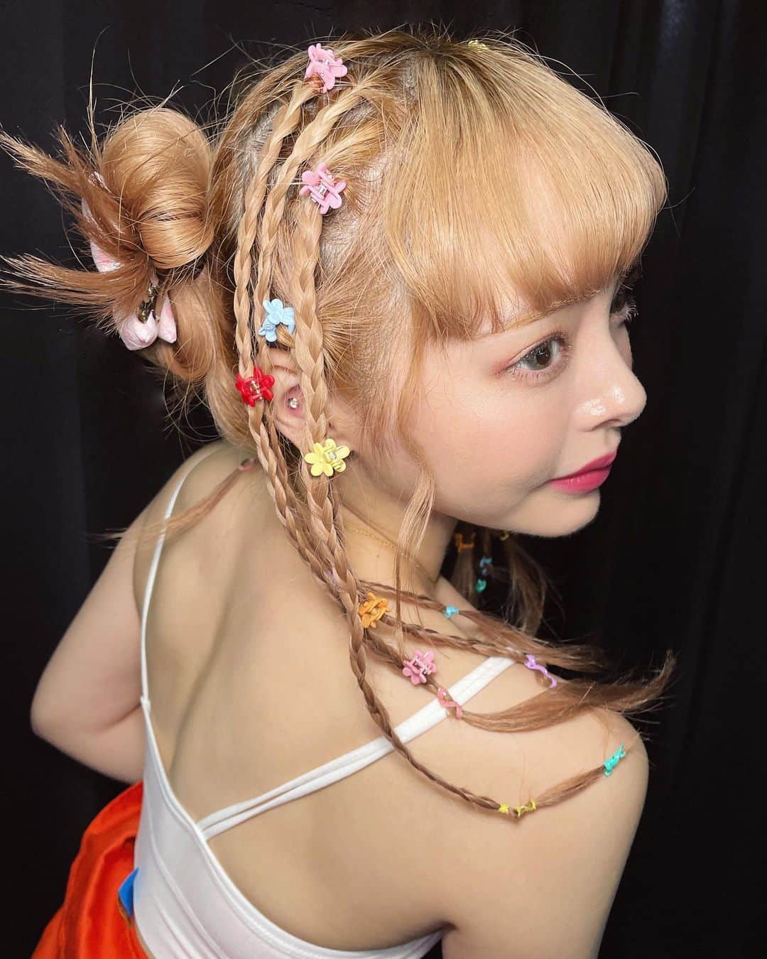 小倉由菜さんのインスタグラム写真 - (小倉由菜Instagram)「🩷  Hair Make by @riva_0405  I LIKE YOUR STYLE 💐💐」8月7日 23時23分 - ogura_yuna