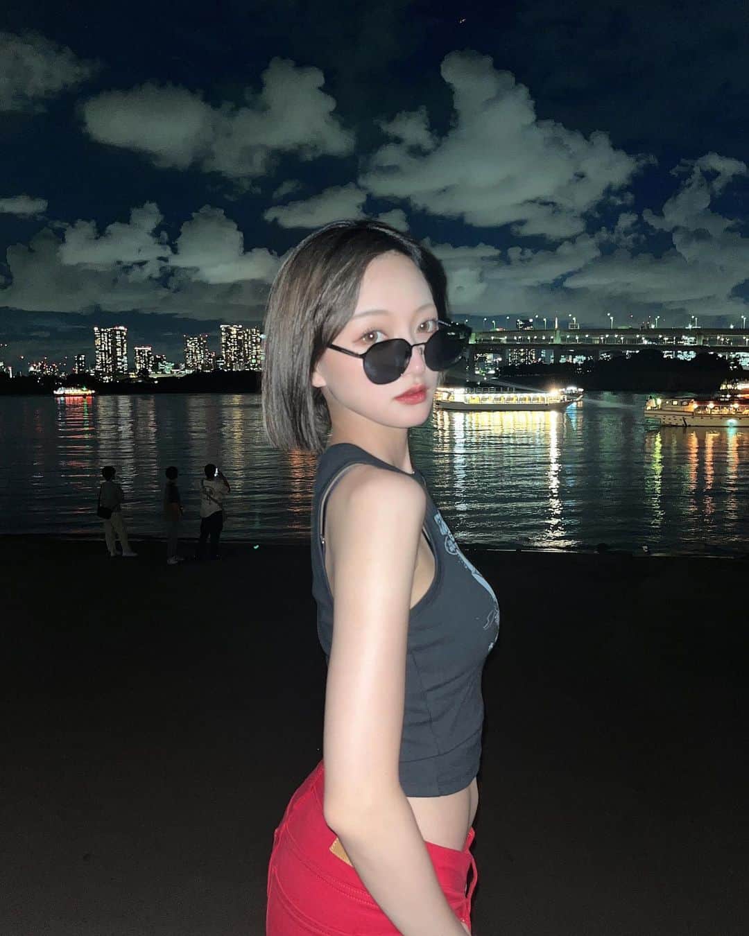 流川夕のインスタグラム：「久々のお台場楽しかっ夕🔥」