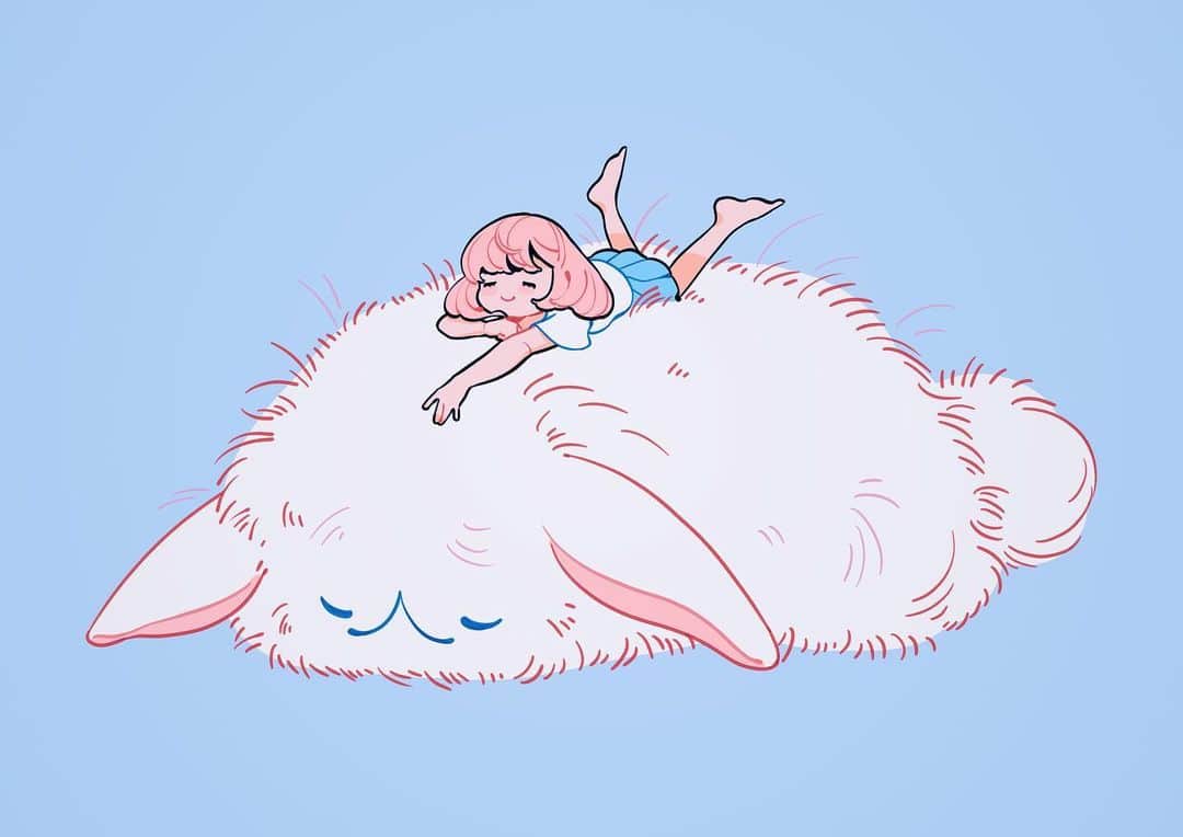 meyocoさんのインスタグラム写真 - (meyocoInstagram)「melting floof」8月8日 0時36分 - meyoco