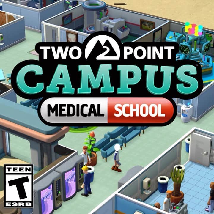のインスタグラム：「Put on your white coat and join the exciting world of Two Point Campus: Medical School! 🧑‍⚕️  Help your patients while they put their lives in your uneducated hands! Join us for new levels, new items, and lots of icky new illnesses to treat 💊」