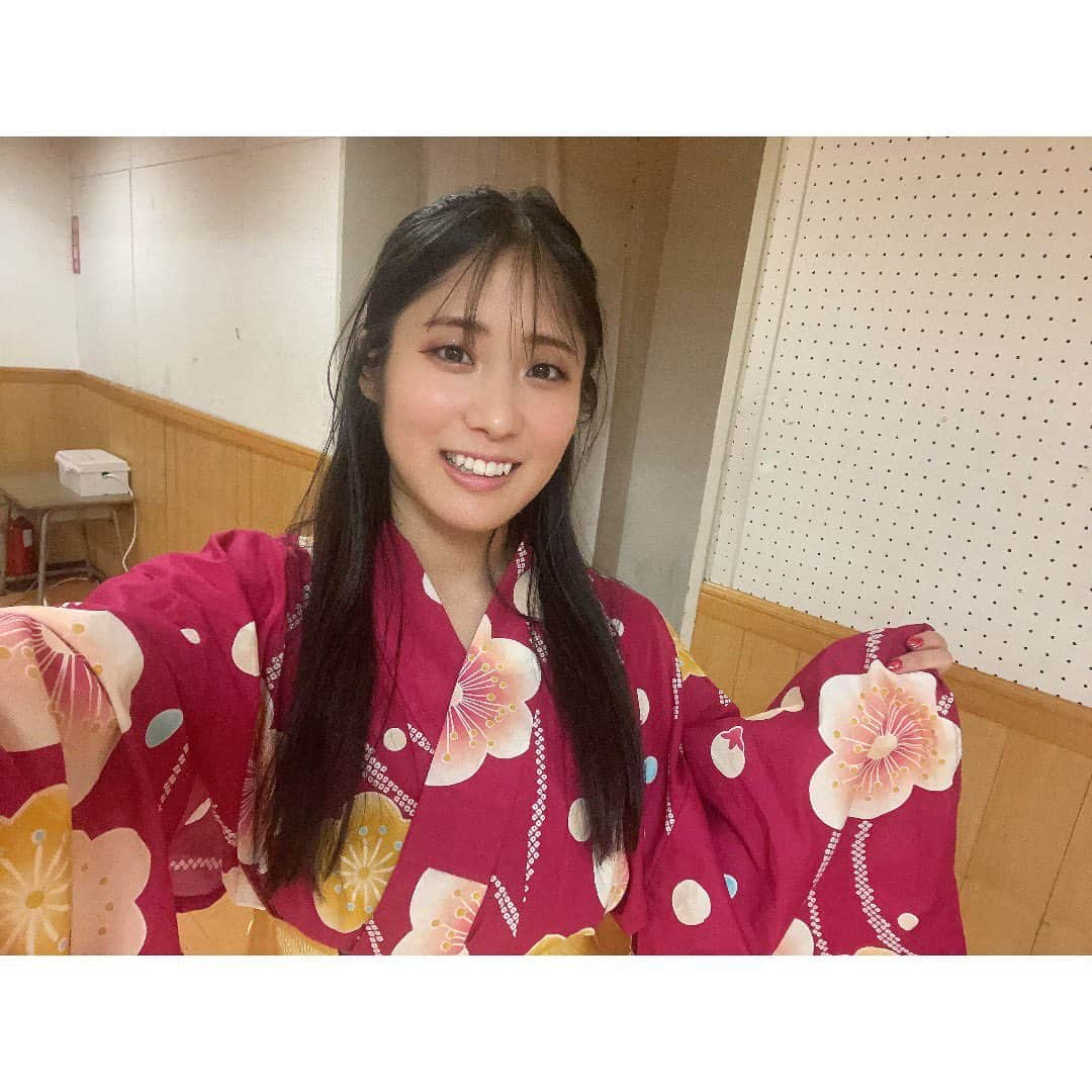 駿河メイさんのインスタグラム写真 - (駿河メイInstagram)「Japanese Yukata❤️🤍  プロレス試合後にも早着替えできる 二部式浴衣！  とってもありがたいです！！！  #ChocoPro #gtmv #夏 #二部式浴衣  #浴衣」8月8日 2時11分 - mei_gtmv