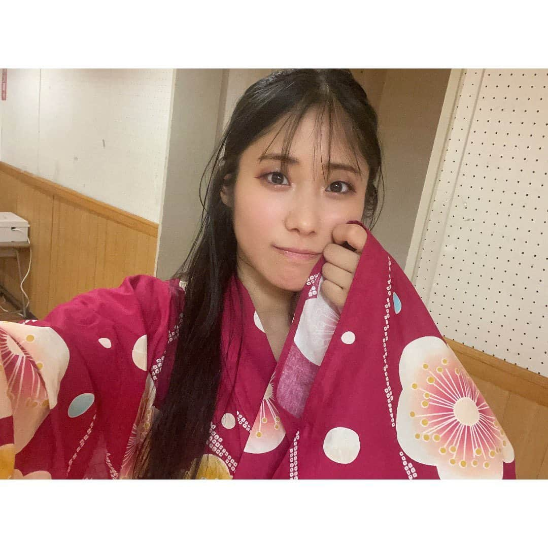 駿河メイさんのインスタグラム写真 - (駿河メイInstagram)「Japanese Yukata❤️🤍  プロレス試合後にも早着替えできる 二部式浴衣！  とってもありがたいです！！！  #ChocoPro #gtmv #夏 #二部式浴衣  #浴衣」8月8日 2時11分 - mei_gtmv