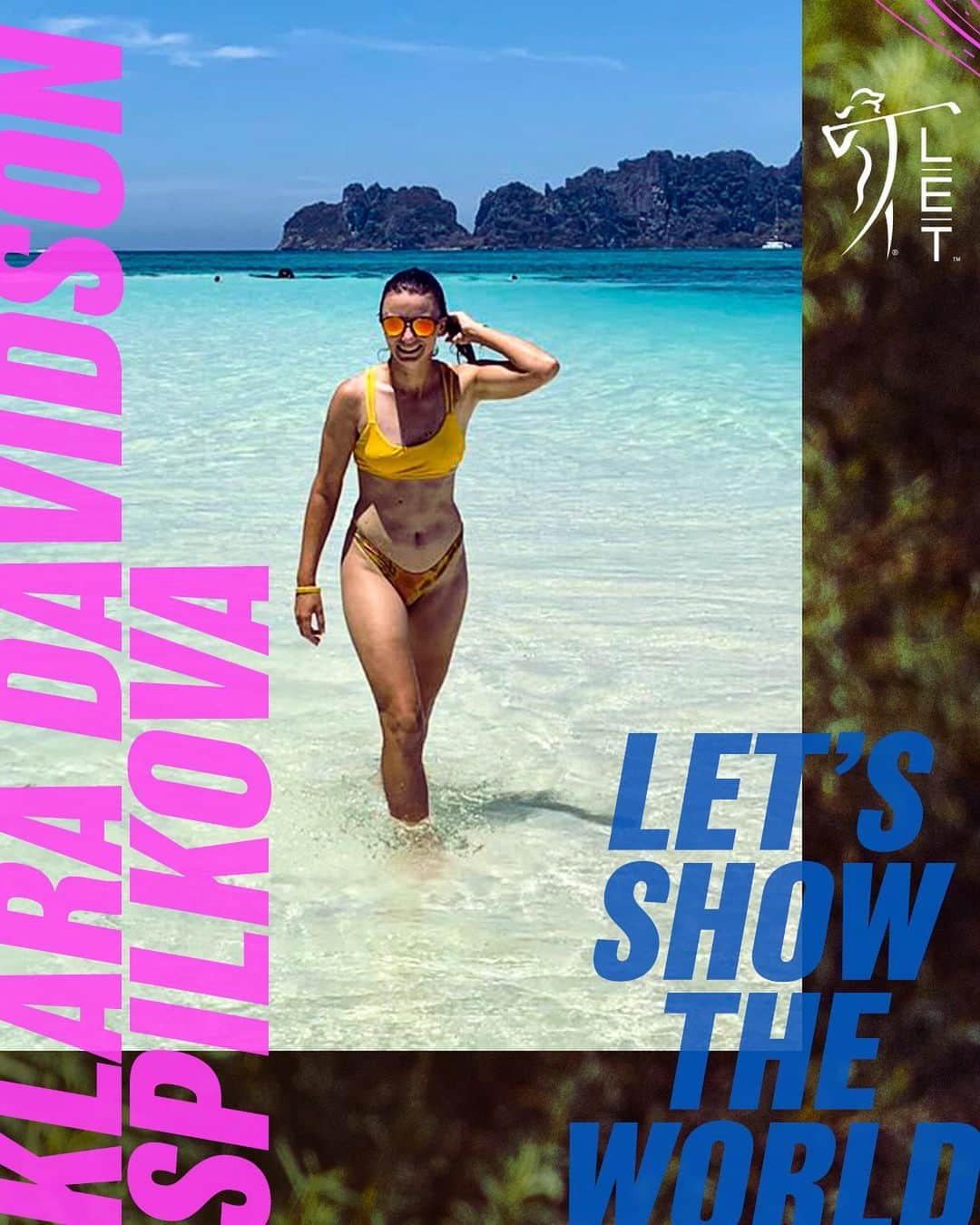 クララ・スピルコバさんのインスタグラム写真 - (クララ・スピルコバInstagram)「𝙆𝙇𝘼𝙍𝘼 𝘿𝘼𝙑𝙄𝘿𝙎𝙊𝙉 𝙎𝙋𝙄𝙇𝙆𝙊𝙑𝘼 two-time LET winner & two-time Olympian who loves beach holidays, fashion & yoga 🏆🏌️‍♀️🏝️👗🧘‍♀️🗺️   #LETsShowTheWorld」8月8日 3時02分 - spilkovaklara