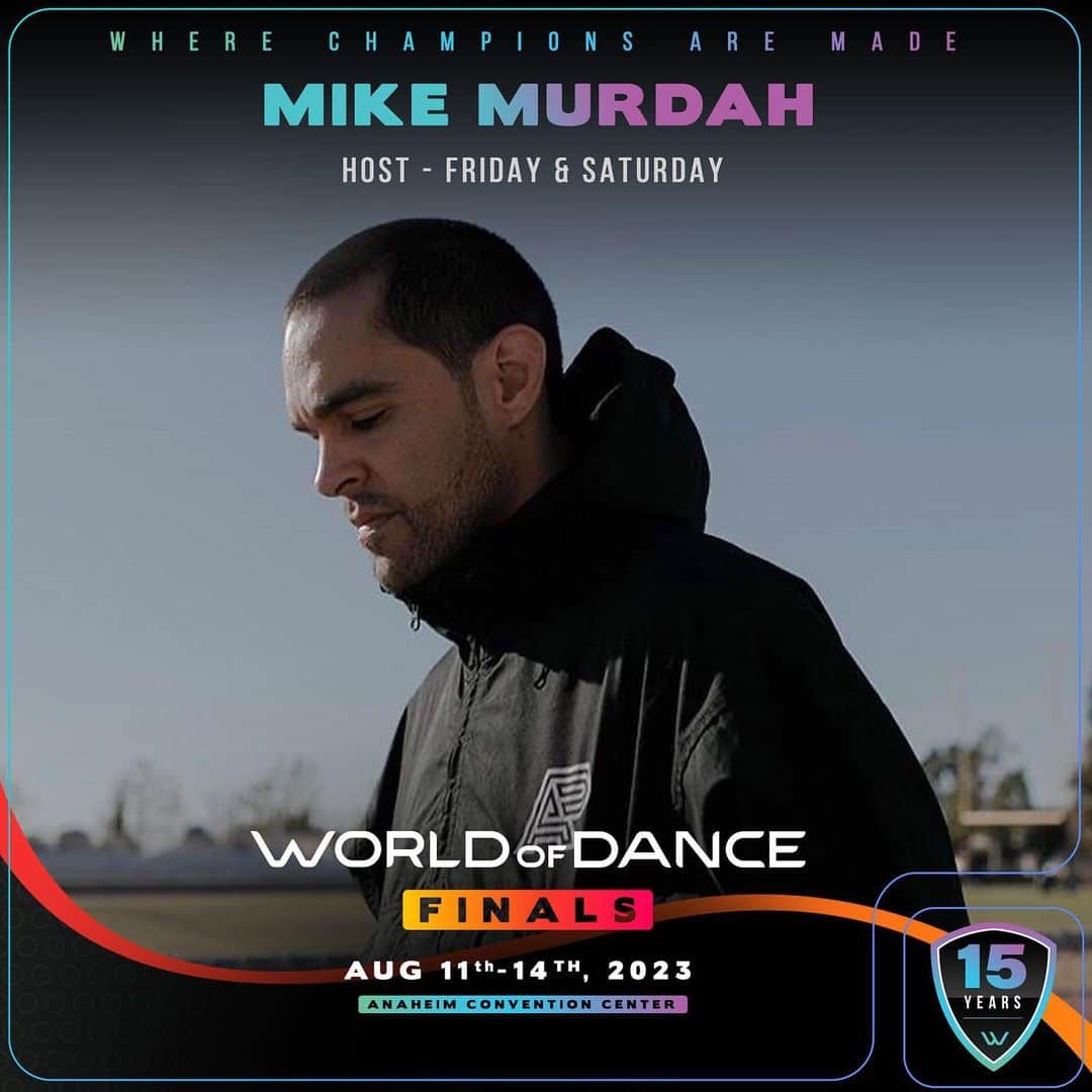 World of Danceさんのインスタグラム写真 - (World of DanceInstagram)「Introducing our Host for Friday and Saturday at the World of Dance World Finals, Mike Murdah 🥳  World of Dance World Finals are August 11th - 14th. You won’t wanna miss it‼️⚡️」8月8日 6時14分 - worldofdance