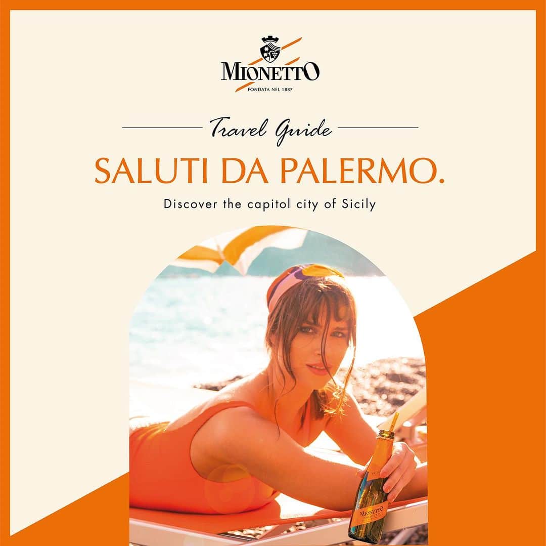 Mionetto USAのインスタグラム：「MIONETTO TRAVEL GUIDE 🧡🍾  SALUTI DA PALERMO.  Viaggiatori, we’ve arrived to la splendida Palermo, a must visit city filled with delicious cuisine, mesmerizing landmarks and more! From rich history to vibrant culture, discover the old city of Sicily with Mionetto Prosecco! 🧡  Get ready to tour around Quattro Canti, Ballarò, and more sweet historical corners while capturing the most bellissime #MioDolceFarNiente moments with Mionetto's Travel Guide, the ultimate companion for your viaggio Italiano! So, with your passport in hand and the Mio orange suitcase packed, enjoy Palermo, a destination that’ll impress you beyond any Italian city!   Don't forget to save and share our Palermo Travel Guide with your amici e famiglia for their next unforgettable journey to Sicily!  #MionettoTravelGuide #Mionetto #Travel #Prosecco #Vacation #Palermo #MionettoProsecco #TravelToItaly  Mionetto Prosecco material is intended for individuals of legal drinking age. Share Mionetto content responsibly with those who are 21+ in your respective country. Enjoy Mionetto Prosecco Responsibly.」