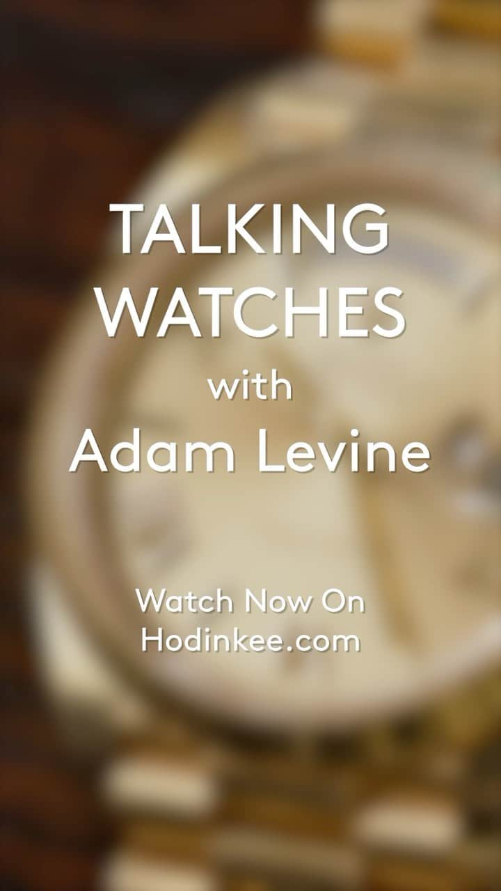 アダム・レヴィーンのインスタグラム：「@benclymer thanks for coming over and Talking Watches!  video link in bio #hodinkee #talkingwatches」