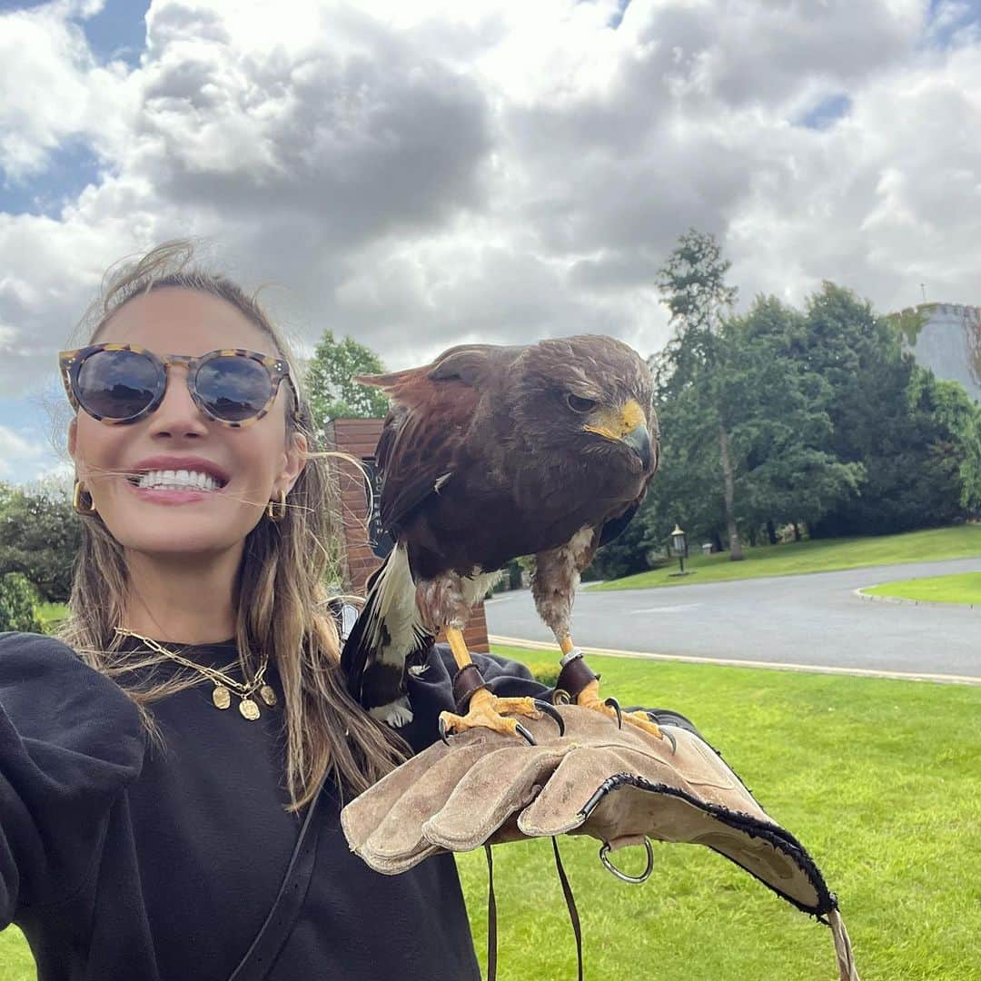Elizabeth Chambers Hammerのインスタグラム：「Angry birds and summer so far. July, pt 1…Ireland (and time with my @maeveodoherty1 and our favorite Lyne family) was pure magic 🌈💚🕊️」