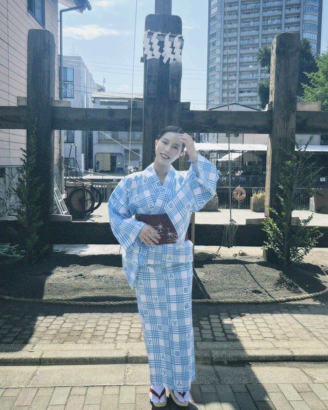 七海あやかさんのインスタグラム写真 - (七海あやかInstagram)「. 住吉神社　例大祭 2023.08.05 . . #佃　#佃島　#月島#祭り#獅子 #film」8月8日 8時15分 - aya_tsukishima