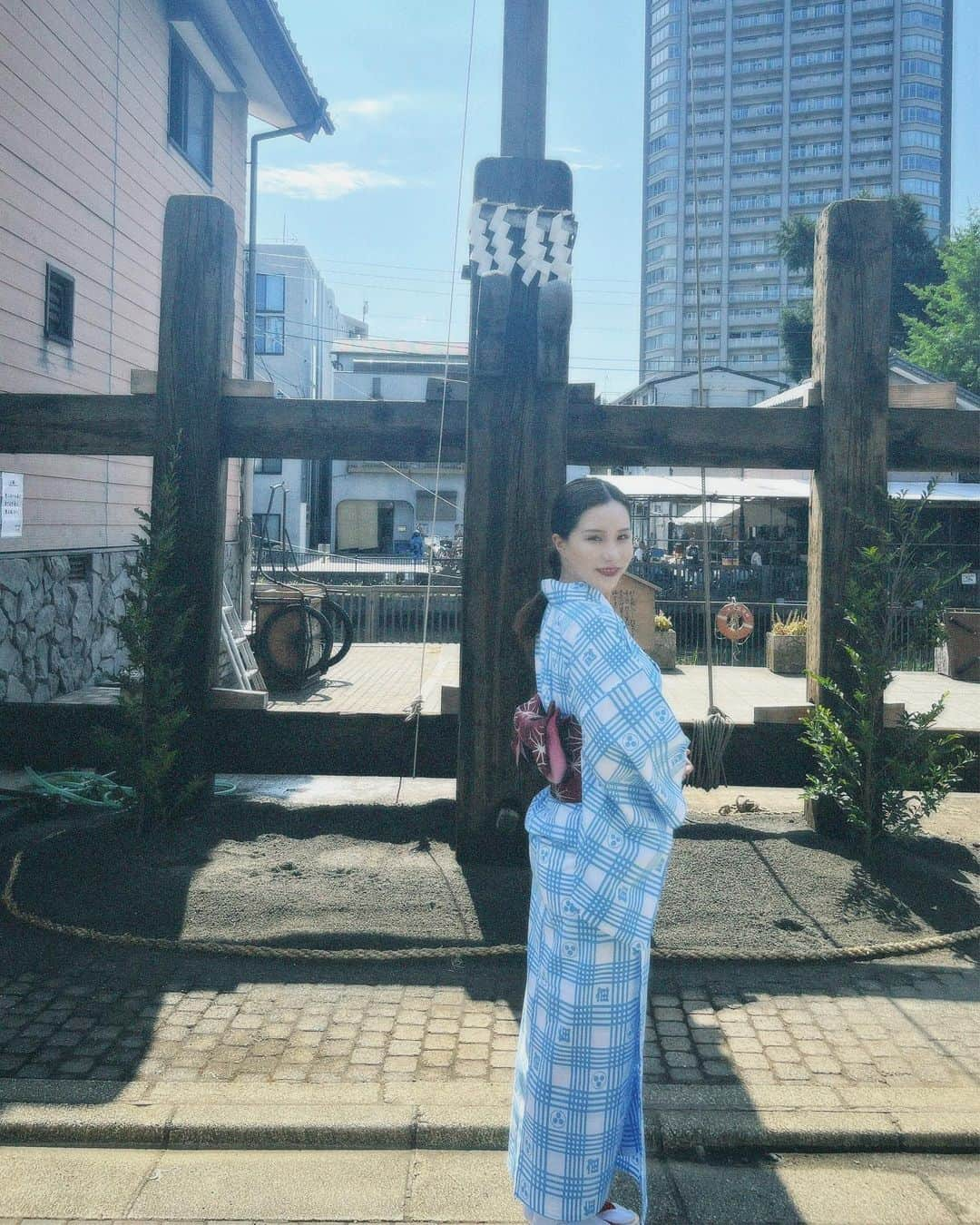 七海あやかさんのインスタグラム写真 - (七海あやかInstagram)「. 住吉神社　例大祭 2023.08.05 . . #佃　#佃島　#月島#祭り#獅子 #film」8月8日 8時15分 - aya_tsukishima